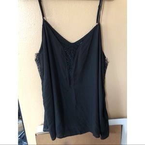 Torrid Black Lace Inset Camisole